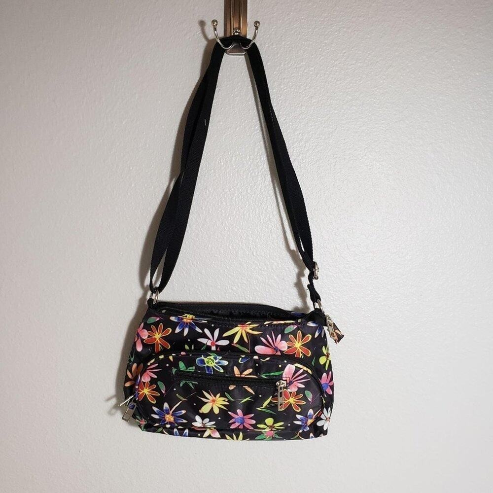 Bueno‎ satin floral small satchel
